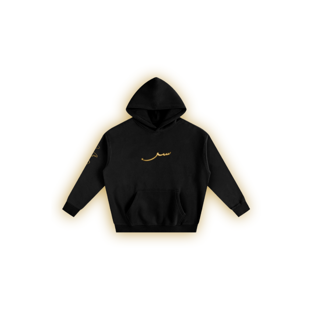 Oversized Gold Eclipse Hood